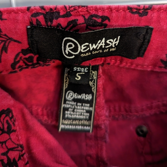 Rewash Pink Floral Pants - Picture 2 of 6